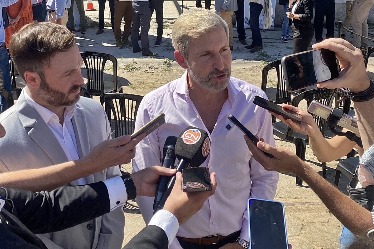 El gobernador Frigerio y el intendente Azcu&eacute; en el acto de este mi&eacute;rcoles