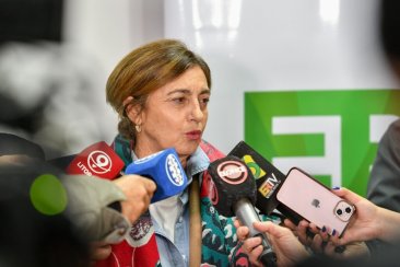La funcionaria destacó “la vocación de diálogo” con los gremios. La funcionaria destacó “la vocación de diálogo” con los gremios.