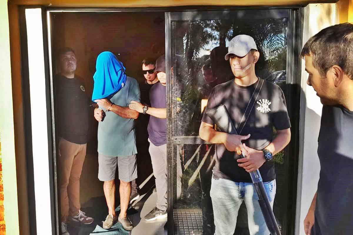 Camejo cuando era detenido en su domicilio