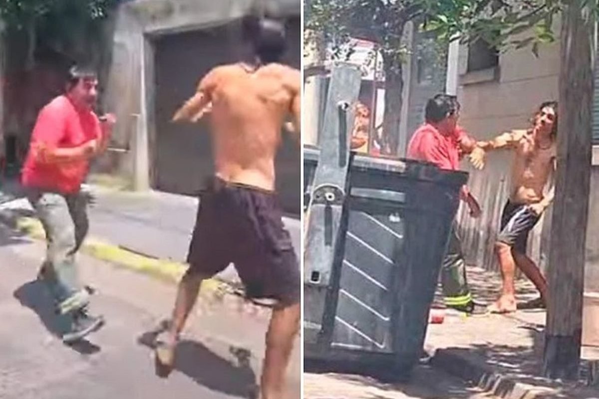 La voz oficial, tras el video de la pelea callejera.