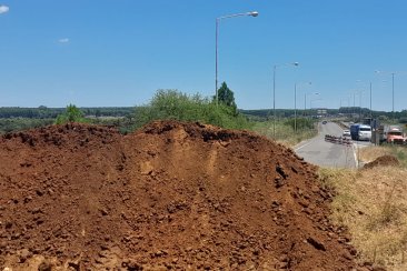 El municipio repuso la parte que habian retirado El municipio repuso la parte que habian retirado