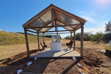 La ermita que está ubicada en el acceso a La Criolla fue vandalizada. La ermita que está ubicada en el acceso a La Criolla fue vandalizada.