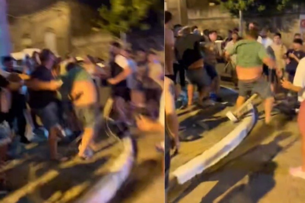 Los incidentes se dieron en la esquina de Brown y Bernardo de Irigoyen