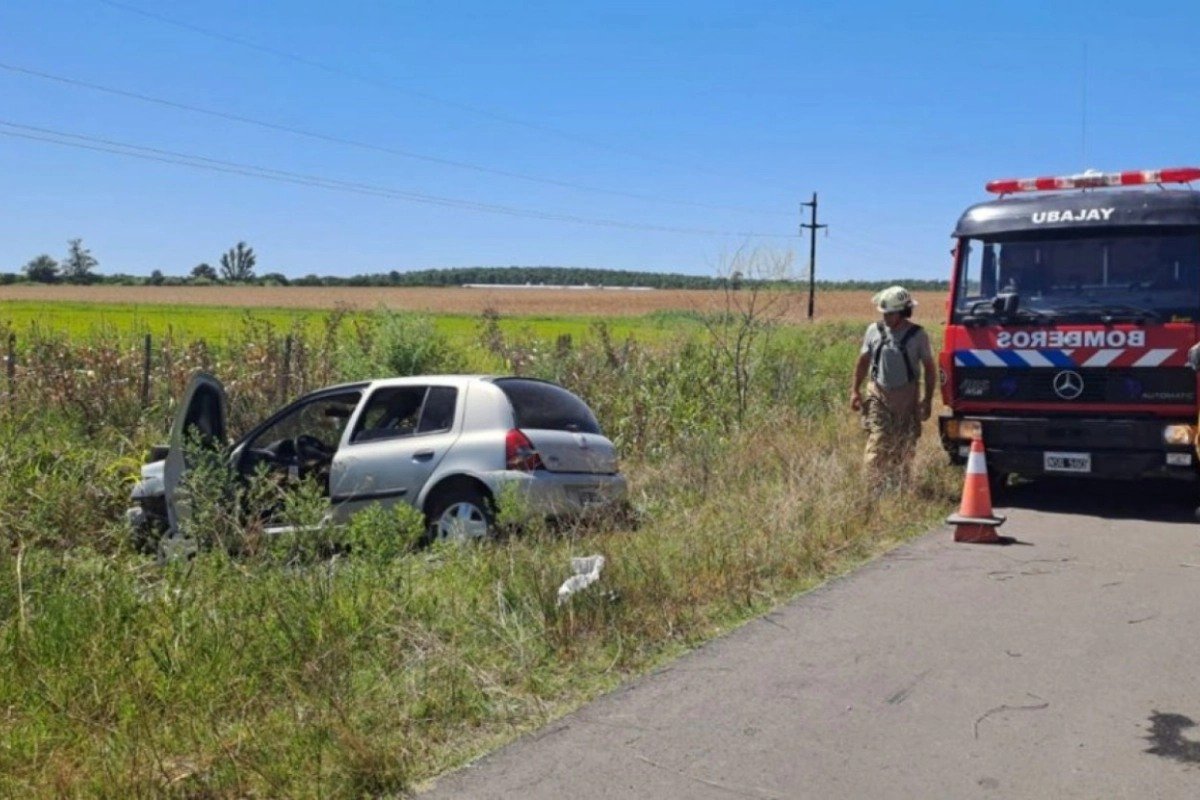 La mujer fue derivada de urgencia al nosocomio local.