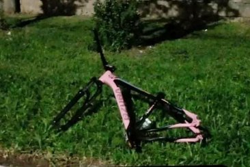 Parte de la bicicleta robada pudo ser recuperada. Parte de la bicicleta robada pudo ser recuperada.