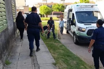 La chica fue trasladada al Hospital San Martín La chica fue trasladada al Hospital San Martín