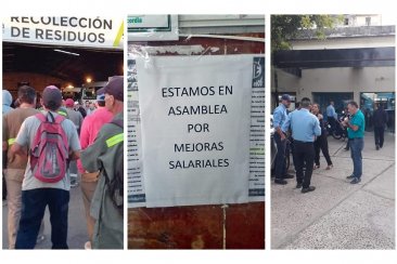 Martes de reclamo salarial en el municipio de Concordia. Martes de reclamo salarial en el municipio de Concordia.