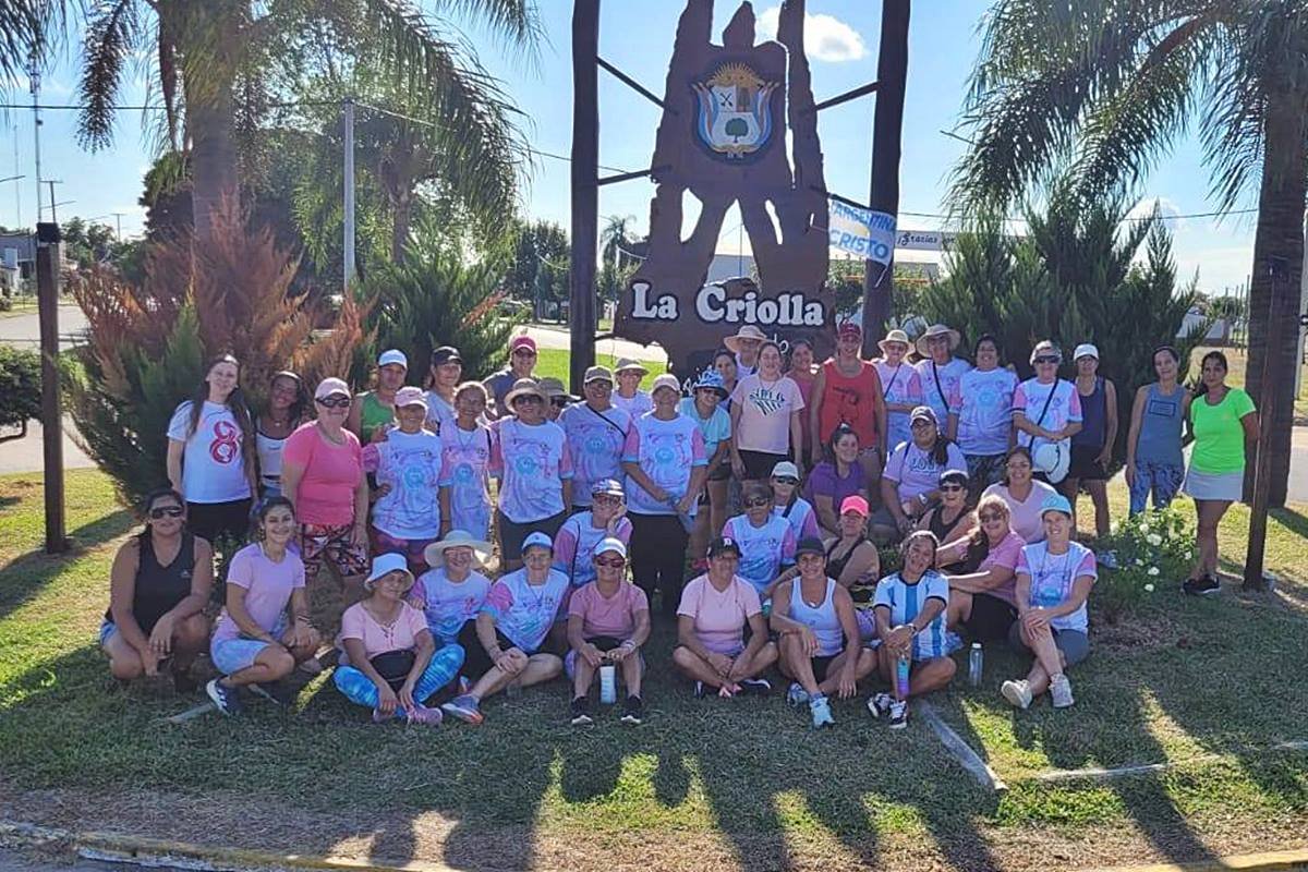 Importante participación de mujeres de la zona urbana y rural de la localidad.