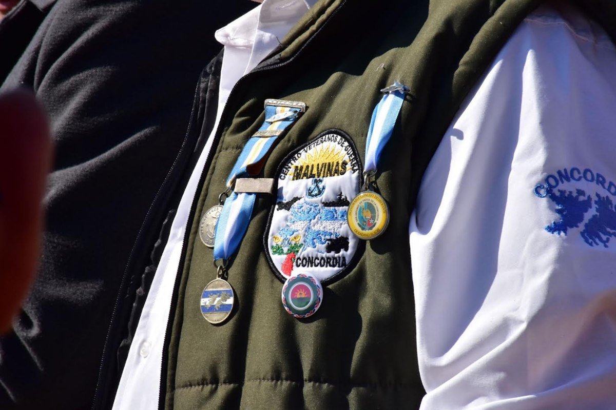 Veteranos de Malvinas de Concordia replicaron el comunicado nacional.