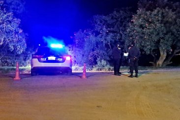El vehículo se salió de la ex Ruta 14 El vehículo se salió de la ex Ruta 14