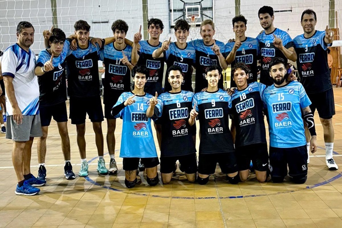 El Voley de Ferro con buen comienzo en el torneo.