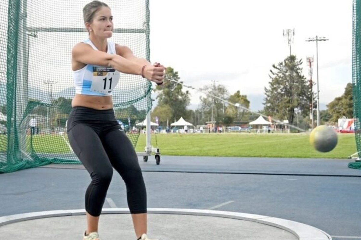 Carmela Cocco, lanzadora de martillo.