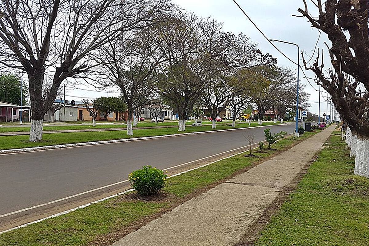 Avenida principal de acceso a La Criolla.