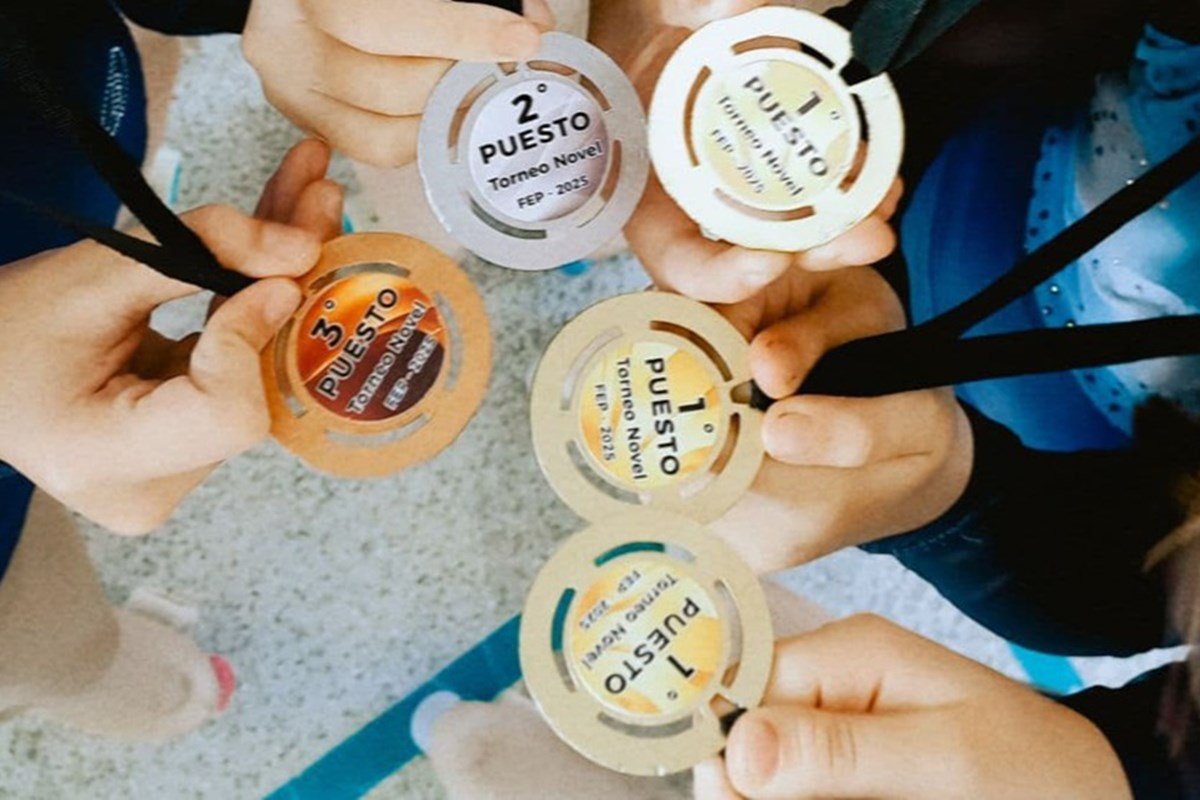 Las ferroviarias conqistaron varias medallas.