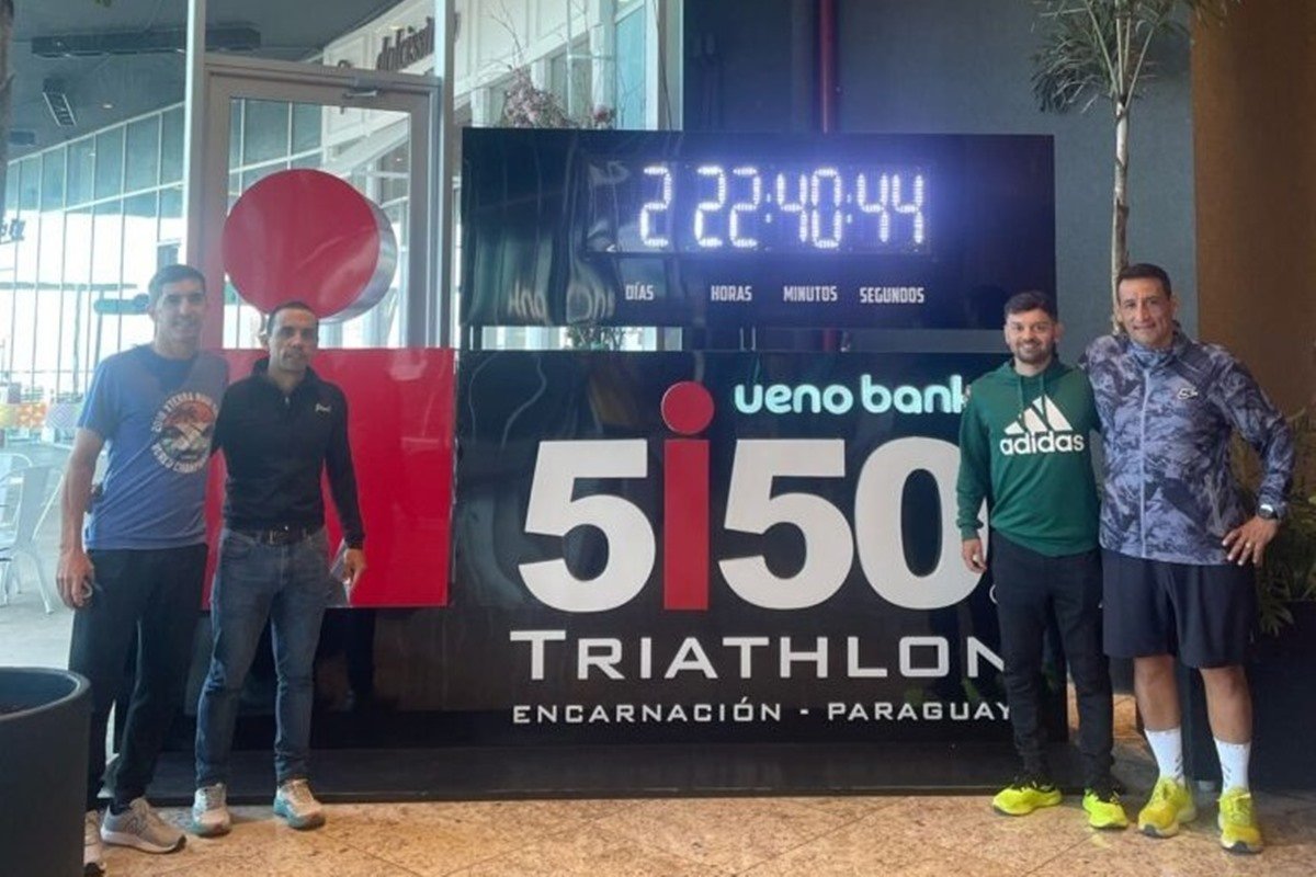 Presencia concordiense en  Ironman 5150 de Paraguay