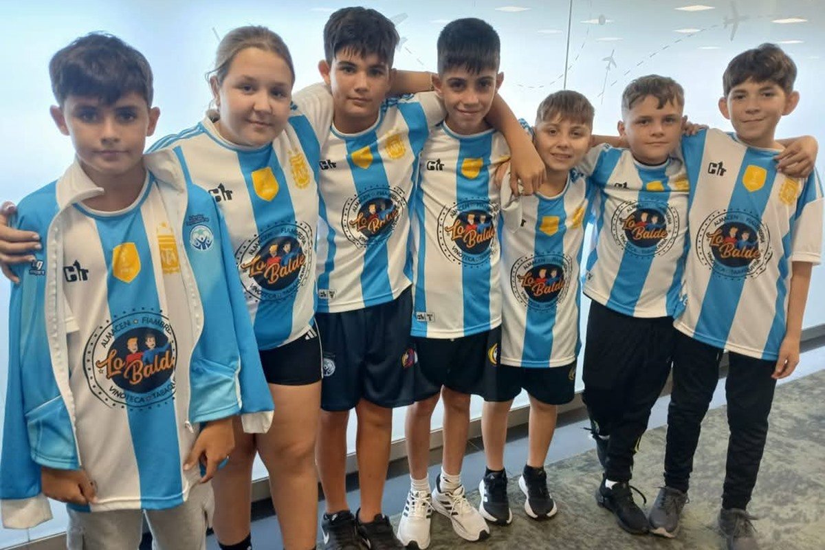 Los chicos entrerrianos en la Copa Am&eacute;rica de F&uacute;tbol Infantil