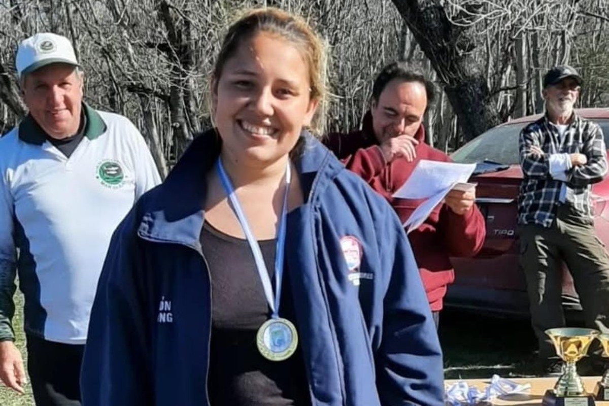 Chiara Fangi en el  Campeonato Mundial de Longcasting.