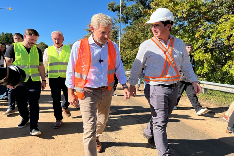 Se retomaron las obras en el acceso sur y Frigerio dijo cuándo vendrá a inaugurarlas