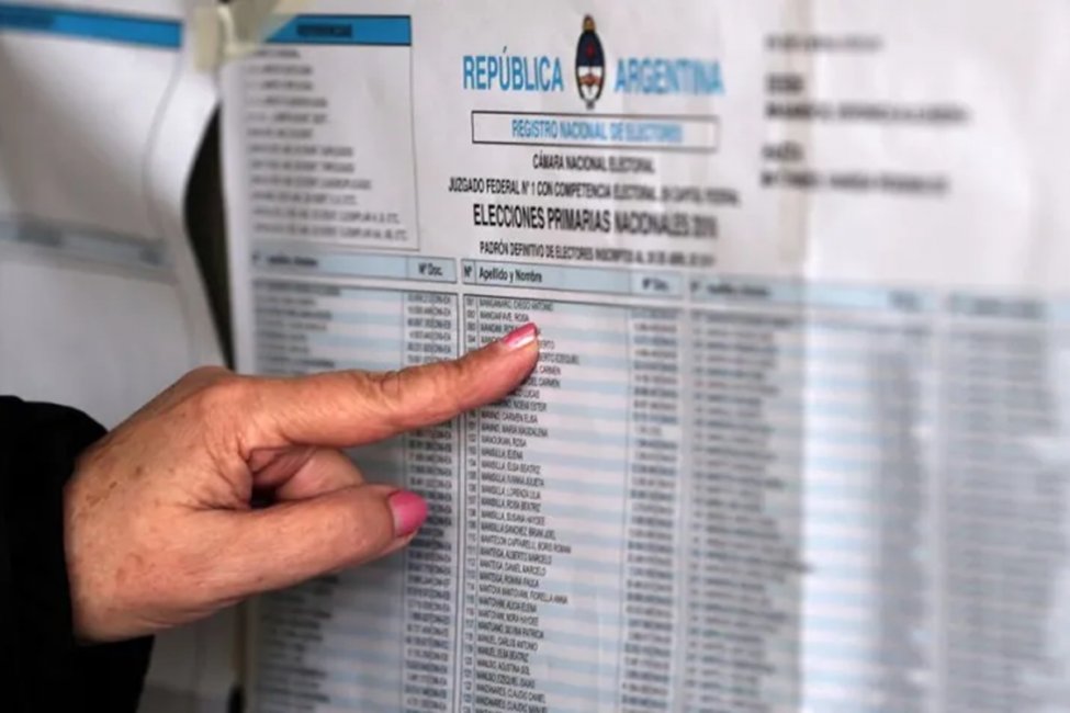 Esta semana se publicará el padrón electoral provisorio de las futuras elecciones legislativas