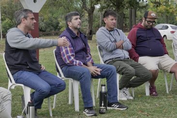 Michel y Fuertes en la reunión desarrollada en Villaguay Michel y Fuertes en la reunión desarrollada en Villaguay