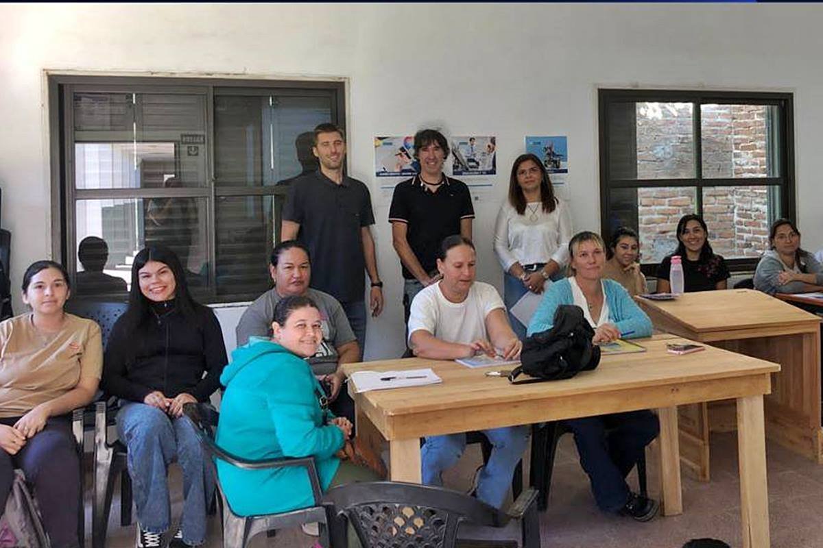 Capacitaciones laborales en Puerto Yeru&aacute;.