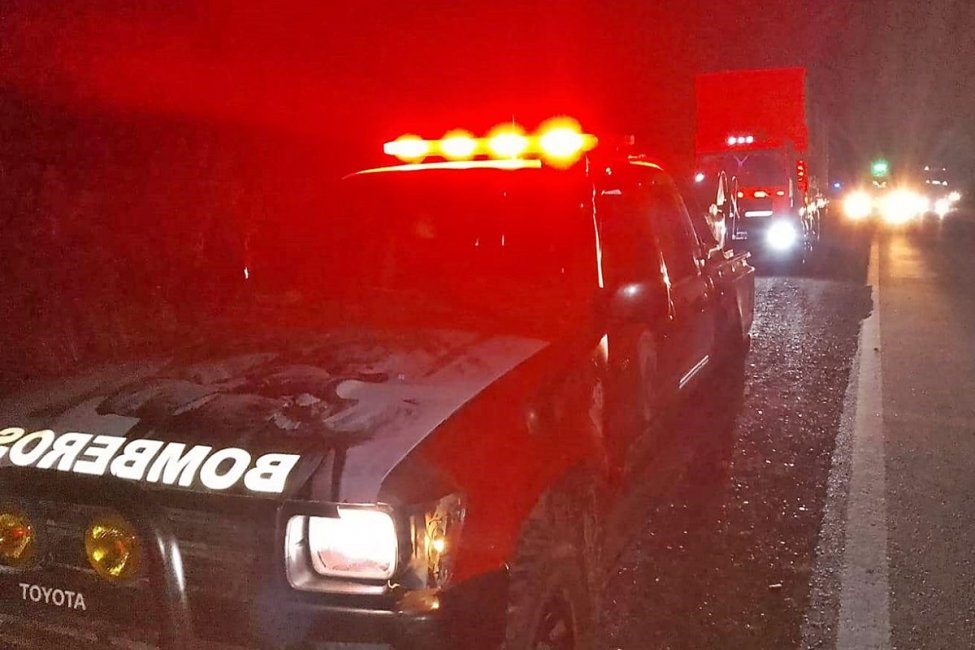 Un camionero concordiense se vio involcurado en un accidente al sur de la provincia de Entre Ríos