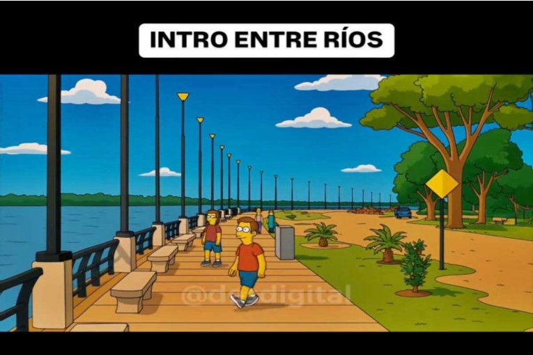 El creador del video de Los Simpsons entrerrianos confirmó que uno de ...