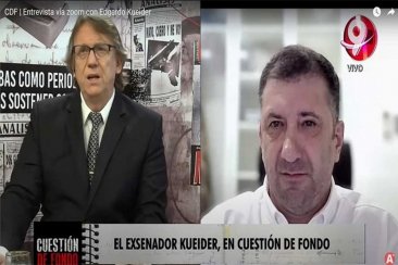 Kueider brindó una entrevista al programa del periodista Daniel Enz Kueider brindó una entrevista al programa del periodista Daniel Enz