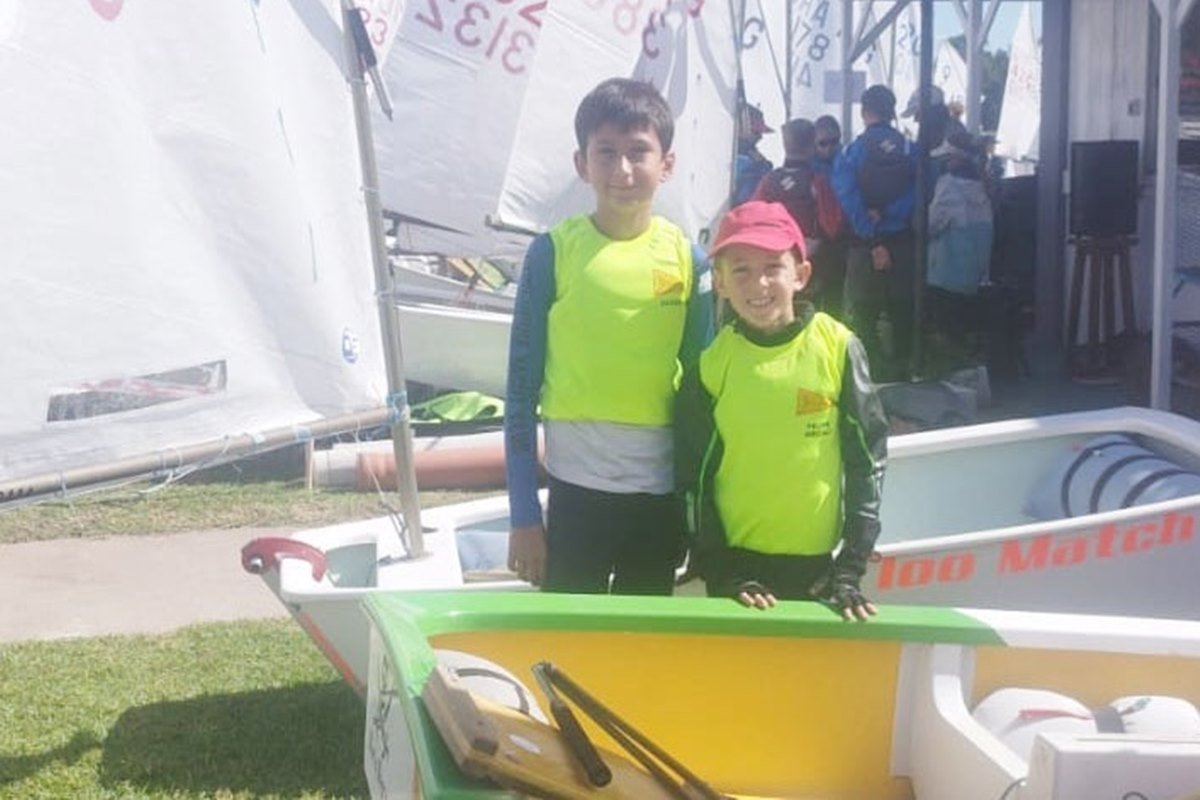 Juan Ignacio Medali y Felipe Medali del  Concordia Yacht Club