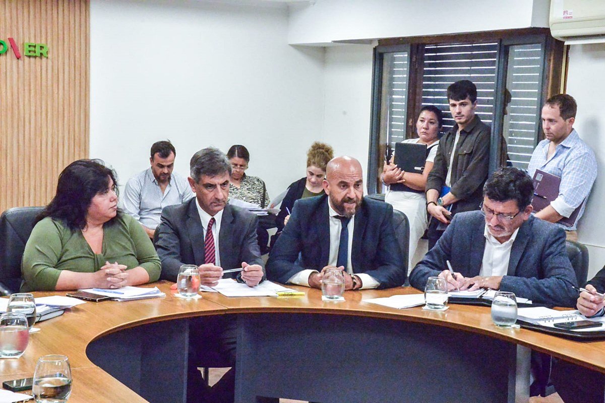 Los interventoresa del IOSPER participaron de la primera reuni&oacute;n.