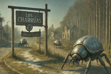 Los Charrúas, en modo Eternauta. Los Charrúas, en modo Eternauta.