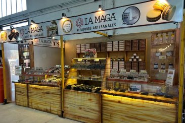 El stand de La Maga en la Feria Nacional del Alfajor El stand de La Maga en la Feria Nacional del Alfajor