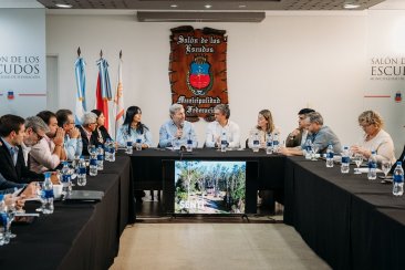 La reunión se concretó en el municipio de Federación. La reunión se concretó en el municipio de Federación.