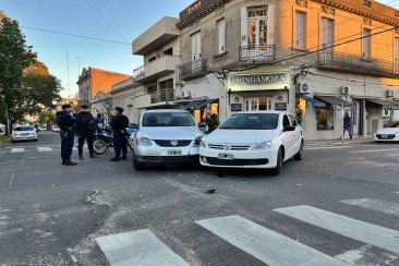 El impacto ocurrió durante la tarde de este jueves, en el centro de Concordia. El impacto ocurrió durante la tarde de este jueves, en el centro de Concordia.