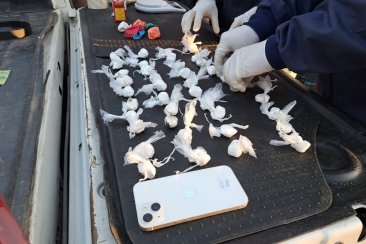 La droga secuestrada fue valuada en unos 2.500 dólares. La droga secuestrada fue valuada en unos 2.500 dólares.