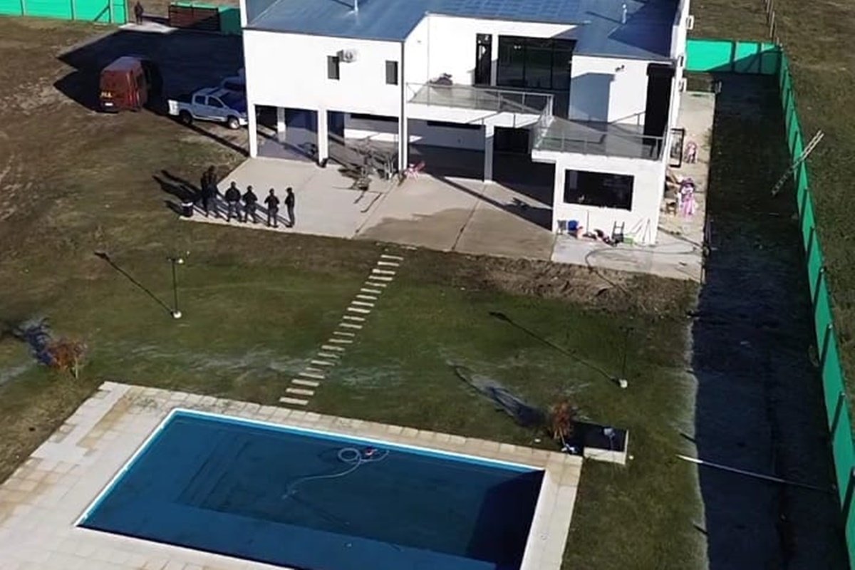 Uno de los allanamientos se concretó en una vivienda sobre la Ruta 14 Uno de los allanamientos se concretó en una vivienda sobre la Ruta 14