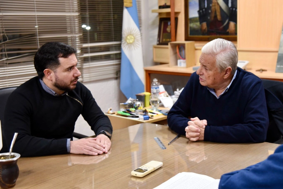 Aldo Álvarez y Eduardo Lauritto en la reunión mantenida en Concepción. Aldo Álvarez y Eduardo Lauritto en la reunión mantenida en Concepción.