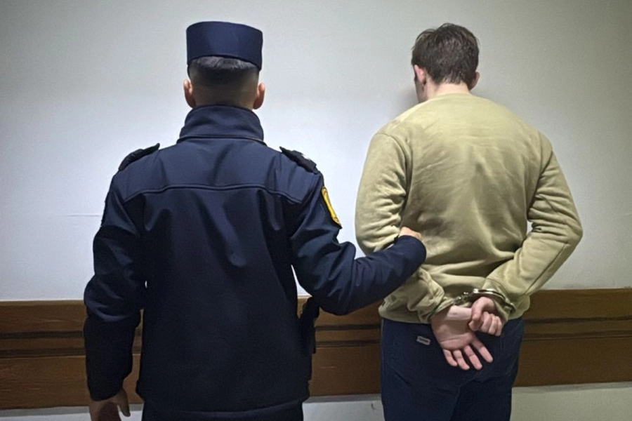 El conductor fue detenido tras colisionar con dos móviles policiales.