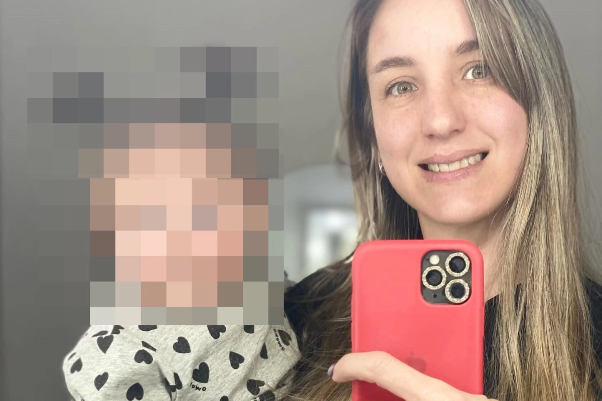 La mamá de la beba emitió un sentido mensaje. La mamá de la beba emitió un sentido mensaje.