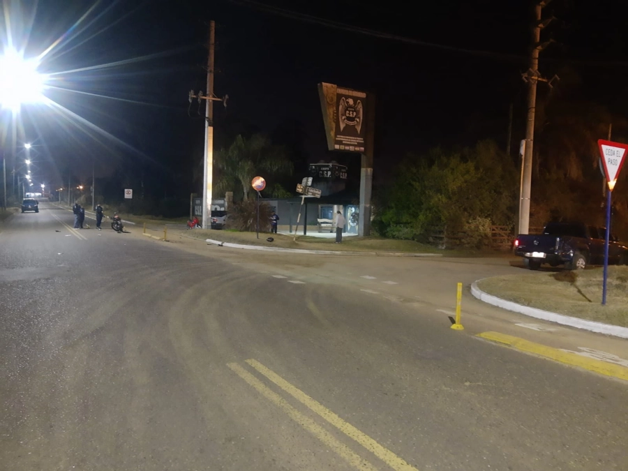 Uno de los conductores debió ser trasladado al nosocomio local