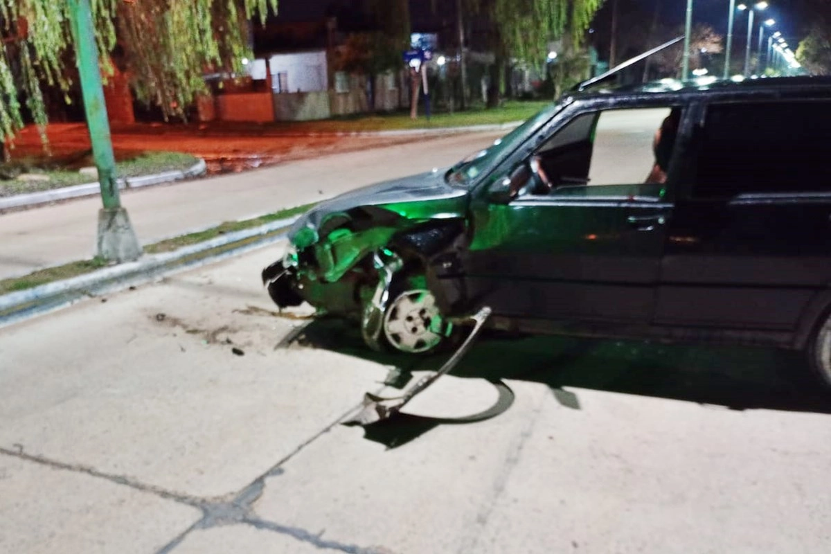 El choque ocurrió en los primeras horas de este El choque ocurrió en los primeras horas de este