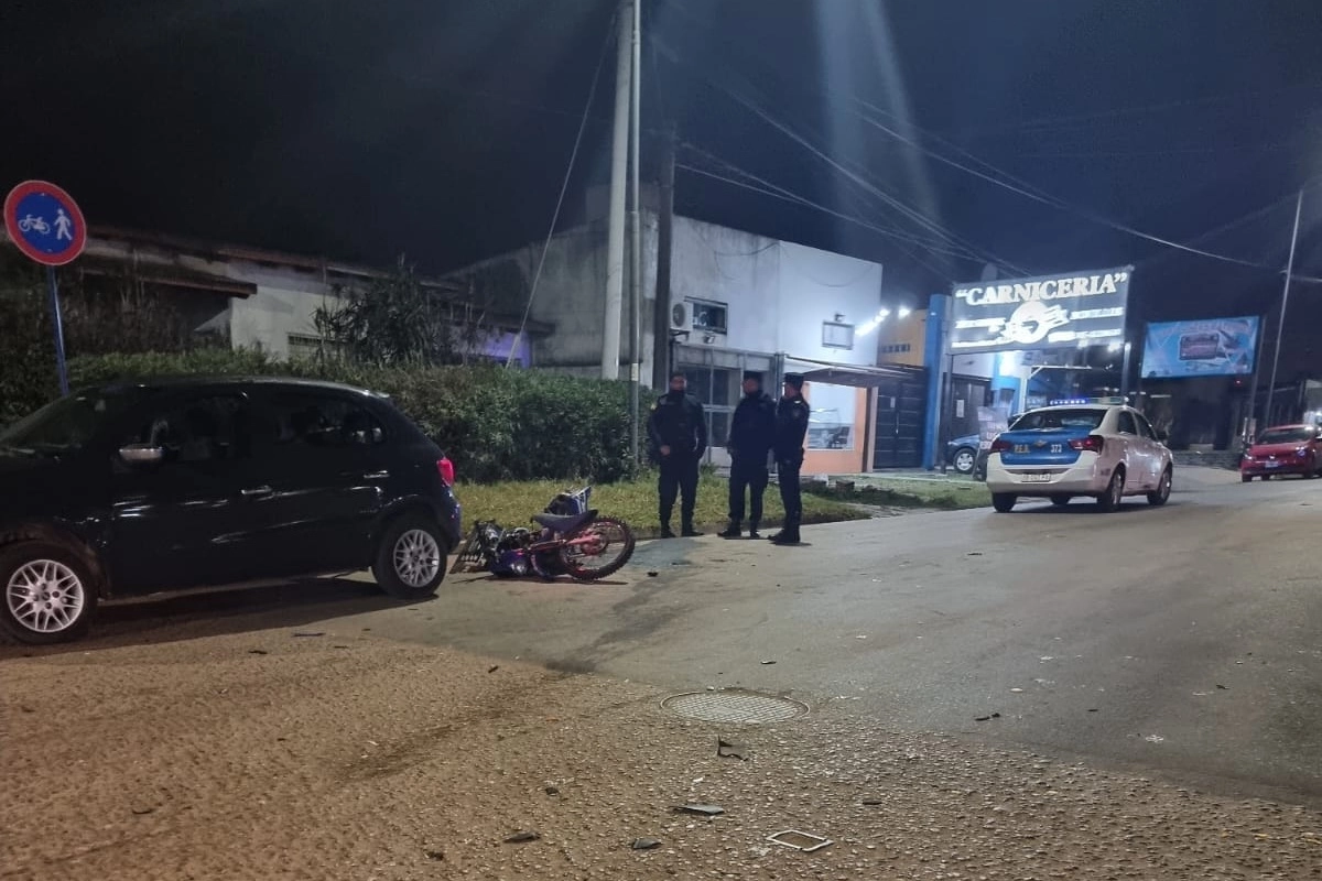 El motociclista debió ser atentido en el hospital Masvernat. El motociclista debió ser atentido en el hospital Masvernat.