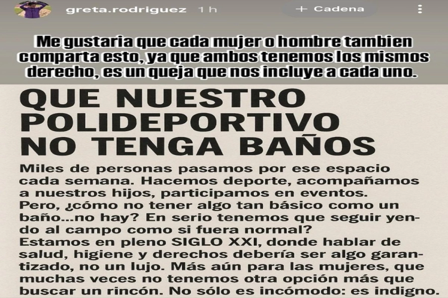 Posteo de Rodriguez en sus redes sociales.