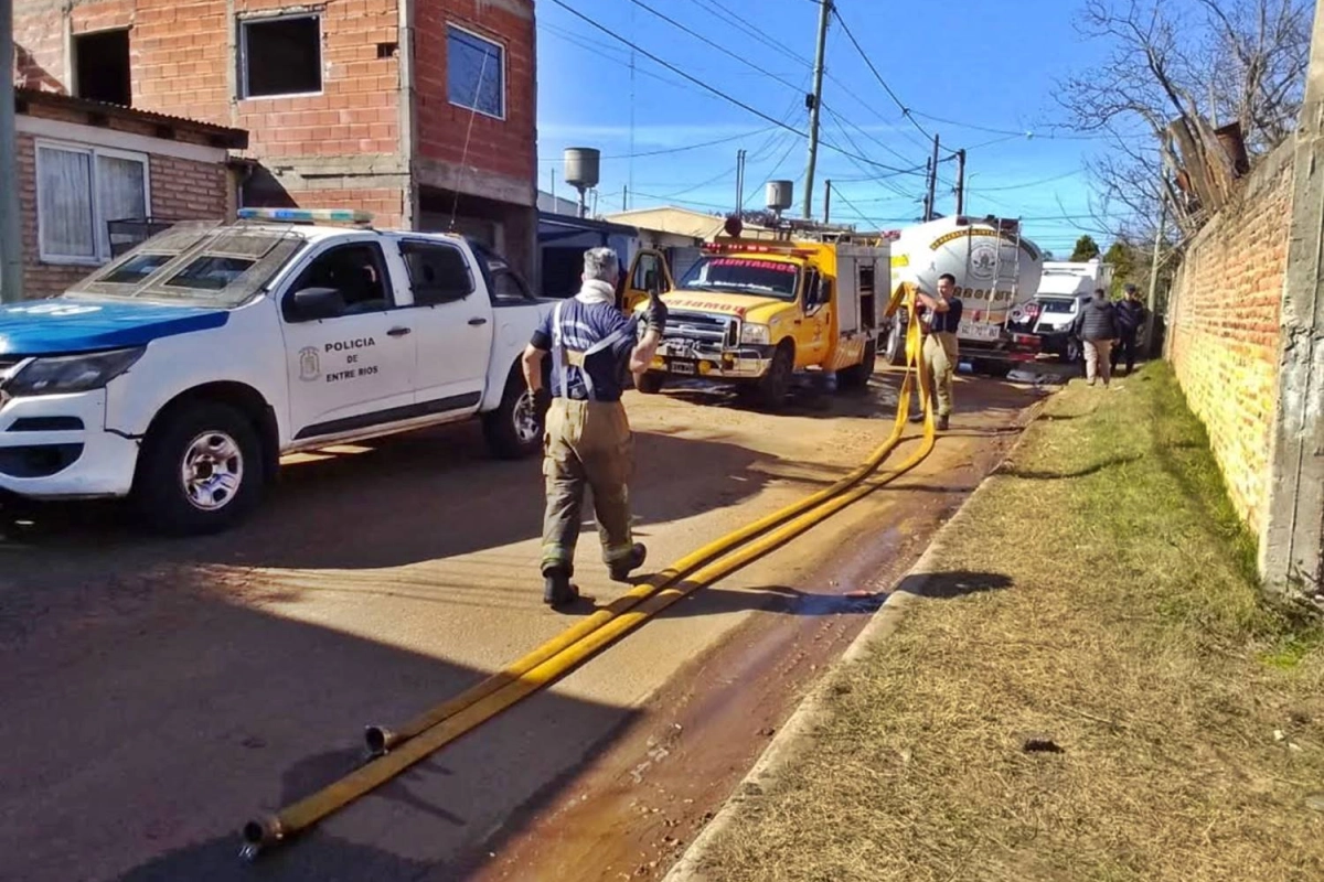 El incendio ocurrió en la mañana del martes. El incendio ocurrió en la mañana del martes.