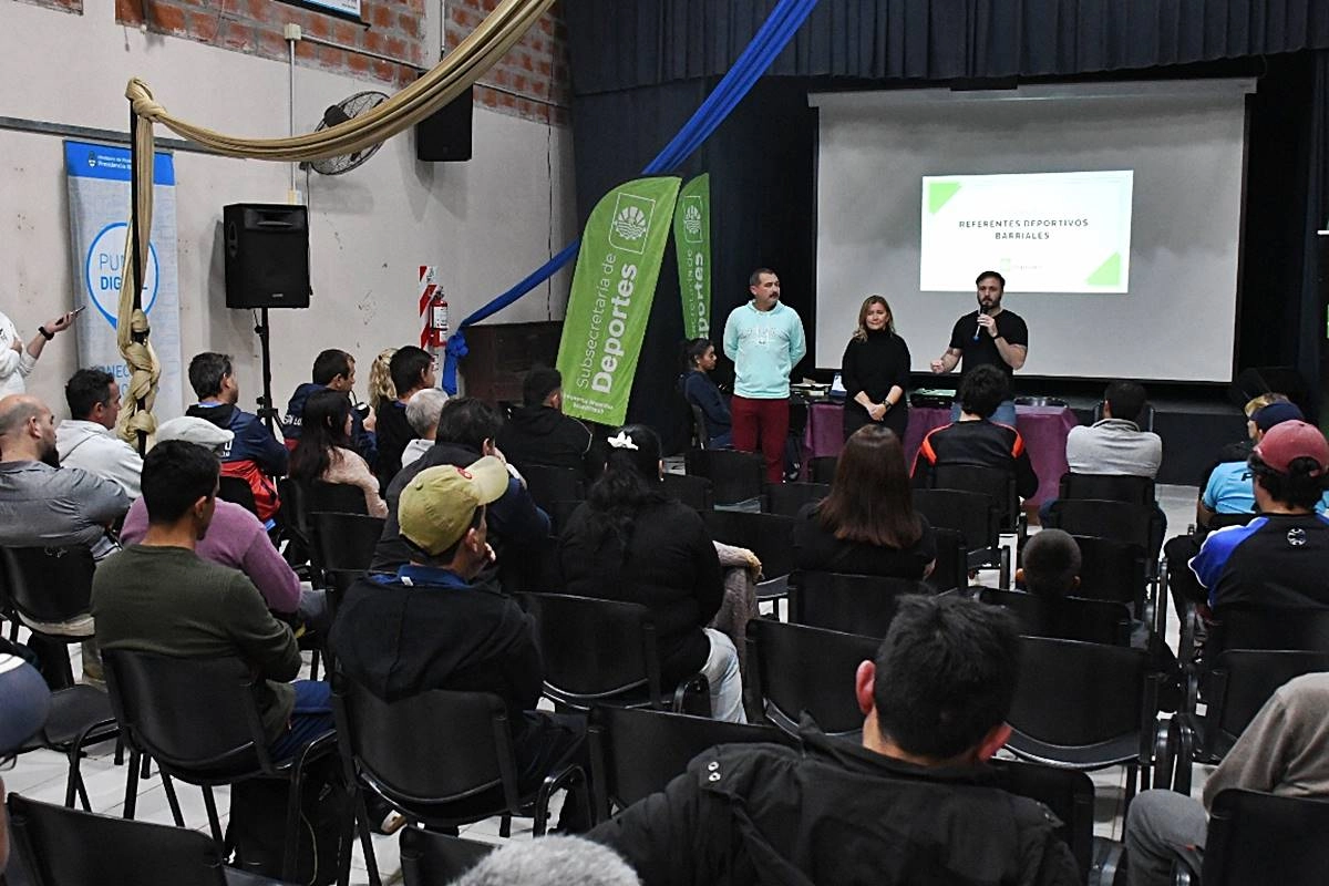 Se puso en marcha el programa de referentes deportivos barriales Se puso en marcha el programa de referentes deportivos barriales