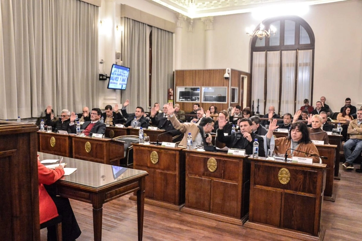 La sesión de este martes en el Senado La sesión de este martes en el Senado
