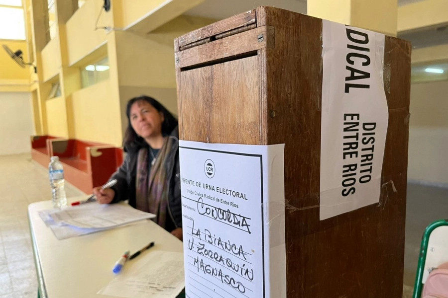 En Concordia se colocaron 8 puntos de votación (Foto: Diario Río Uruguay)