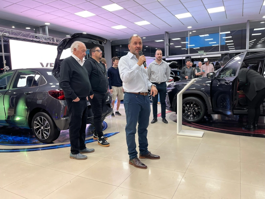 Gustavo Rudaszewski en la presentación de este viernes.