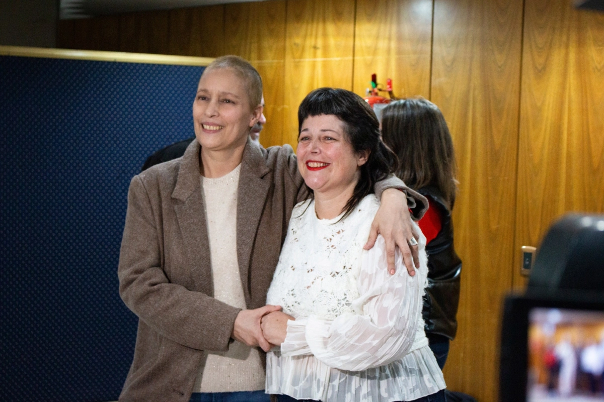 Rubattino y la candidata a senadora nacional por su espacio, Carolina Gaillard.. Rubattino y la candidata a senadora nacional por su espacio, Carolina Gaillard..
