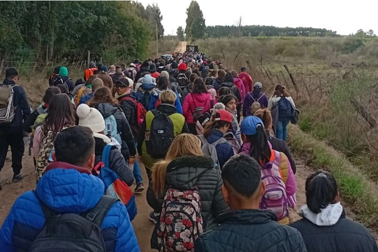 Evaluar&aacute;n si se reprograma la tradicional peregrinaci&oacute;n de Concordia a Federaci&oacute;n por las condiciones clim&aacute;ticas